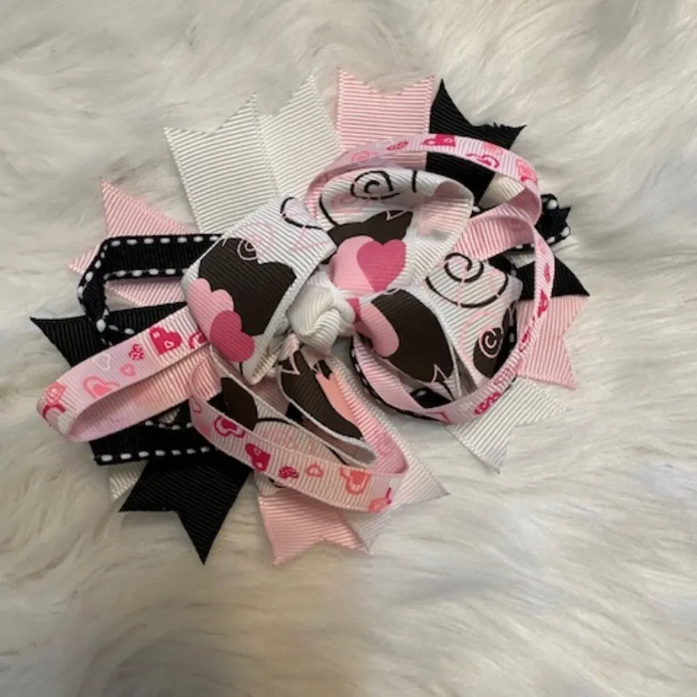 Bundle (2) of Deluxe Bows     5B8104  Handmade NWT Boutique